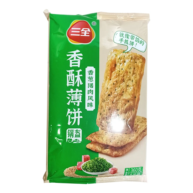 三全 香葱猪肉风味香酥锅盔 360g/袋