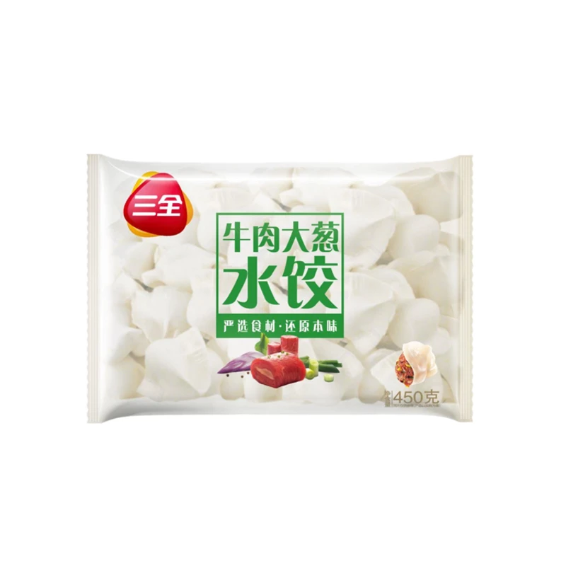 三全 牛肉大葱水饺 450g/袋