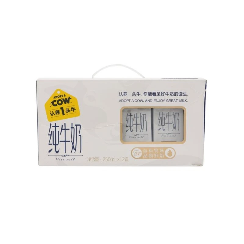 认养一头牛 纯牛奶 250ml*12盒/提
