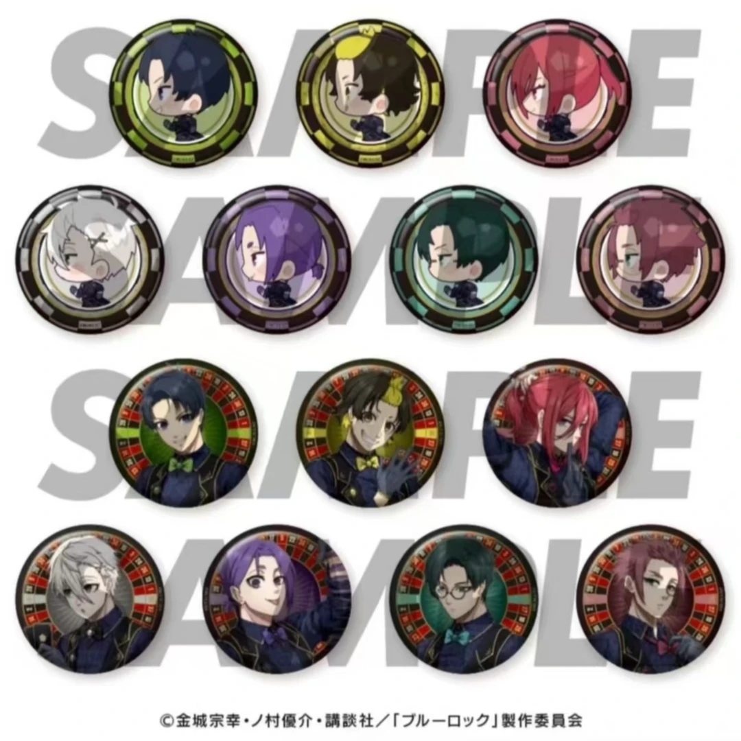 蓝色监狱 蓝锁 发牌系列吧唧徽章（盲盒代拆）