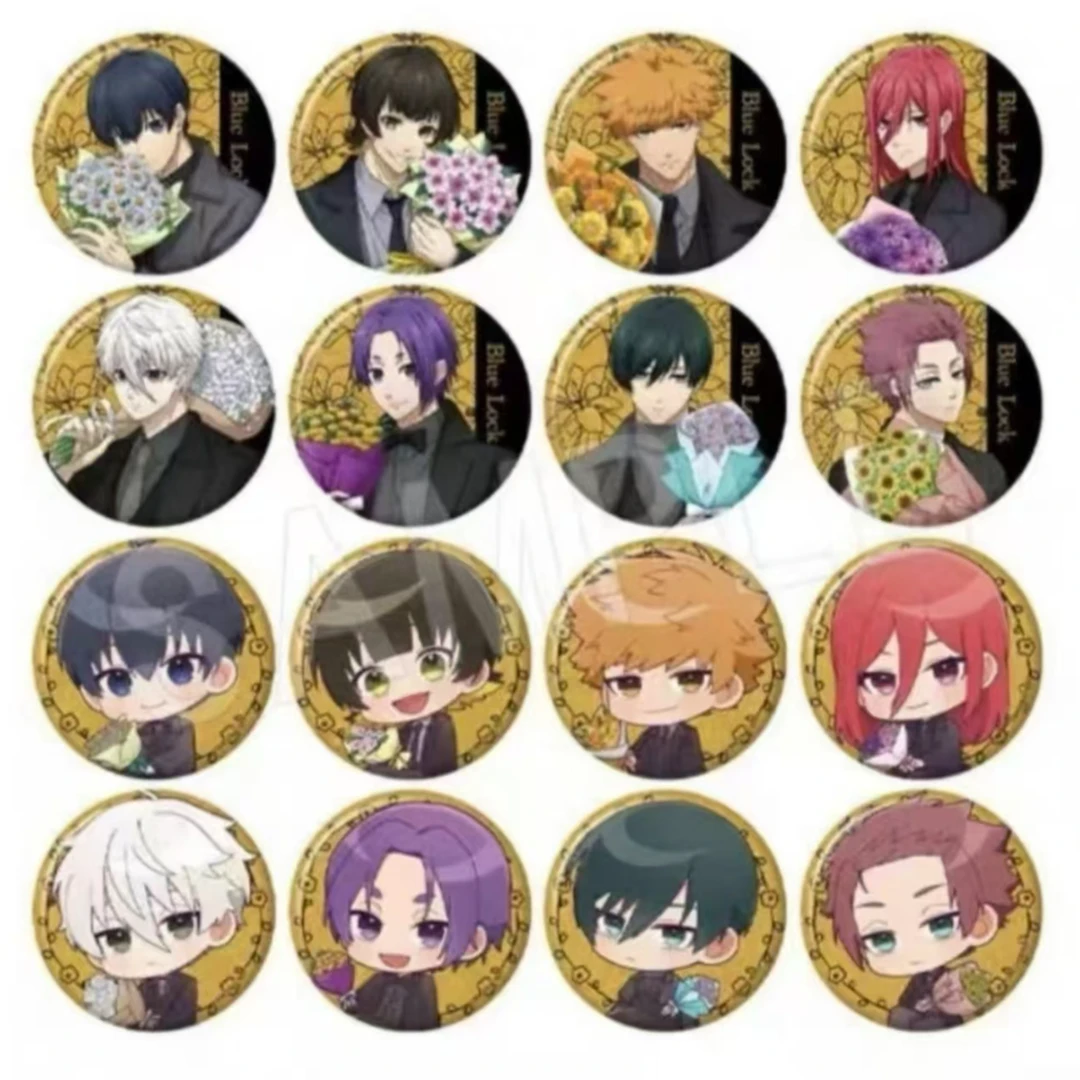 蓝色监狱 蓝锁 生日捧花吧唧 徽章(盲盒代拆）