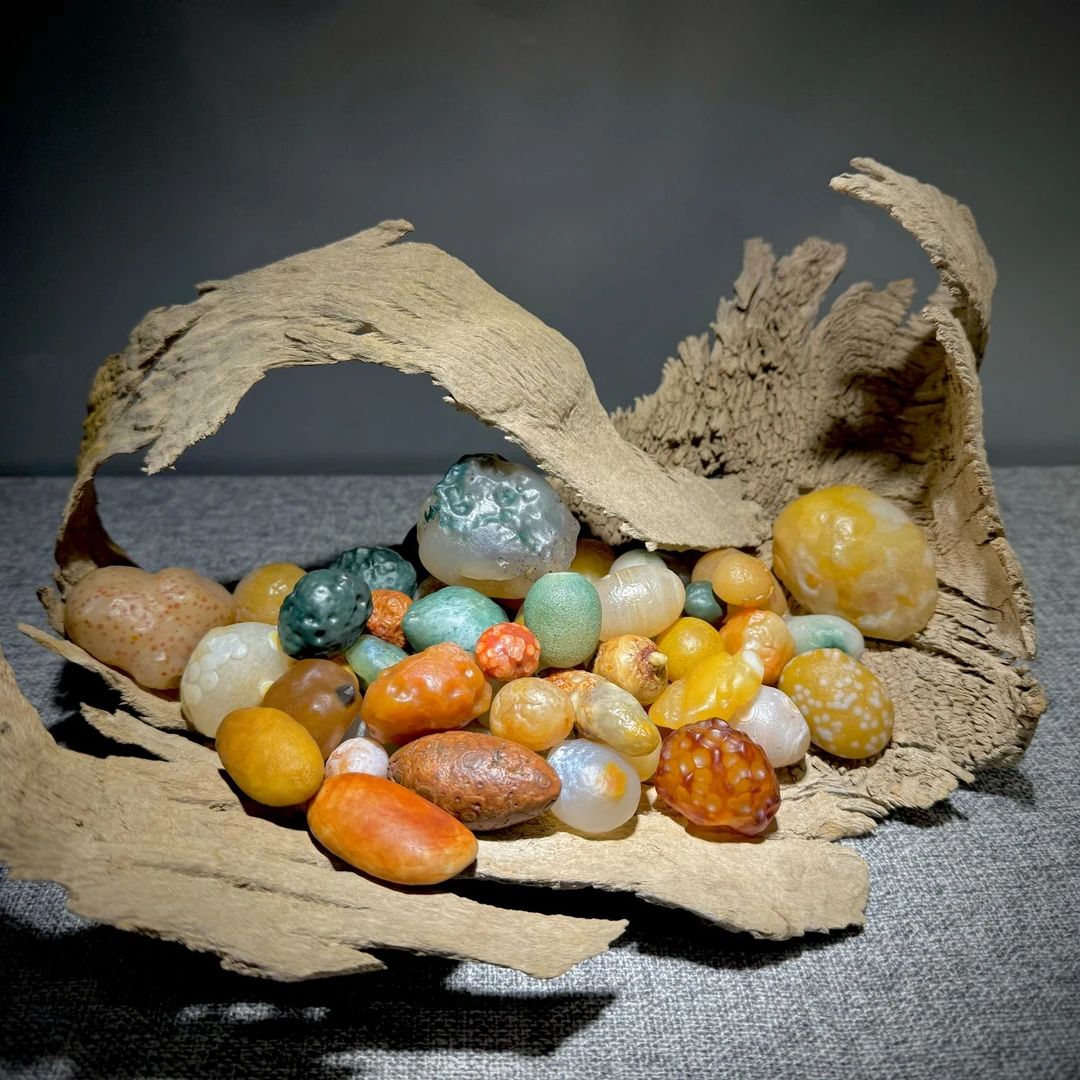 戈壁石彩石奇石精选