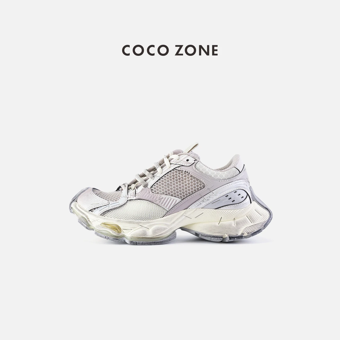 COCO ZONE 刘一一 巴黎订书机老爹鞋休闲厚底潮休闲鞋 CC2D2382