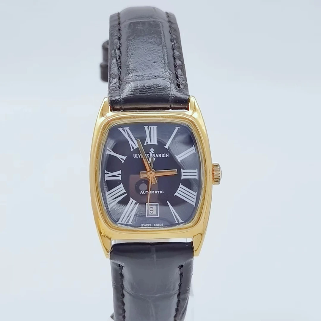 95新 Ulysse Nardin/雅典 雅典自动机械女表/表径23.5*24.5/复古