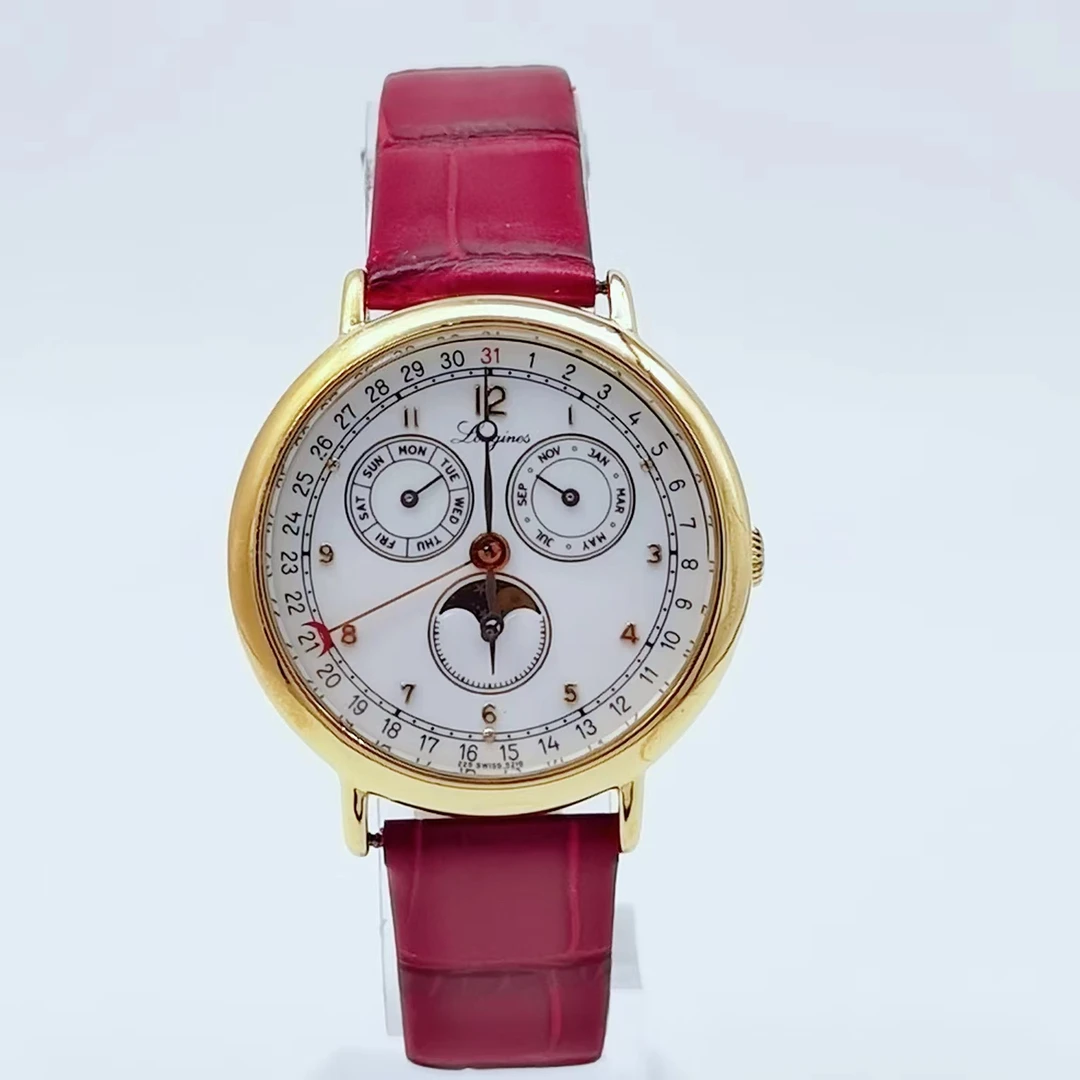 95新 Longines/浪琴 浪琴复古石英女士腕表/阿拉伯刻度/表径32mm