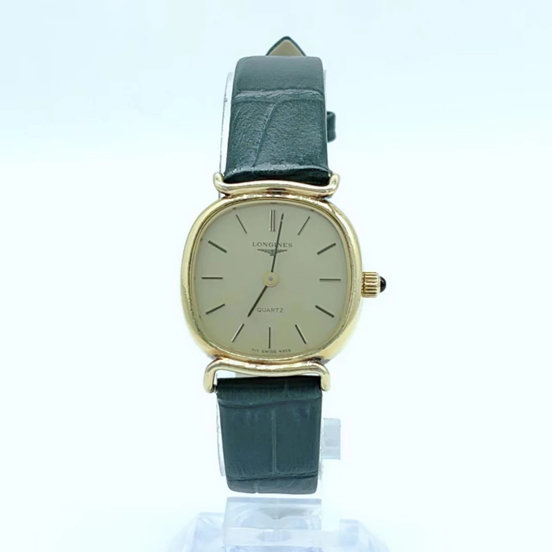95新 Longines/浪琴 浪琴优雅石英女士腕表/经典金盘表径25mm名表
