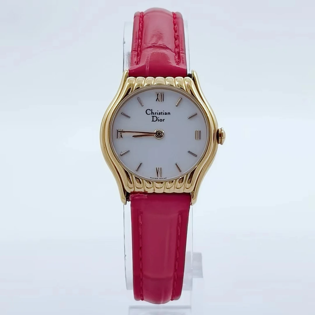 95新 DIOR/迪奥  ♥特价♥迪奥石英女士腕表/复古罗马刻/表径24.5mm