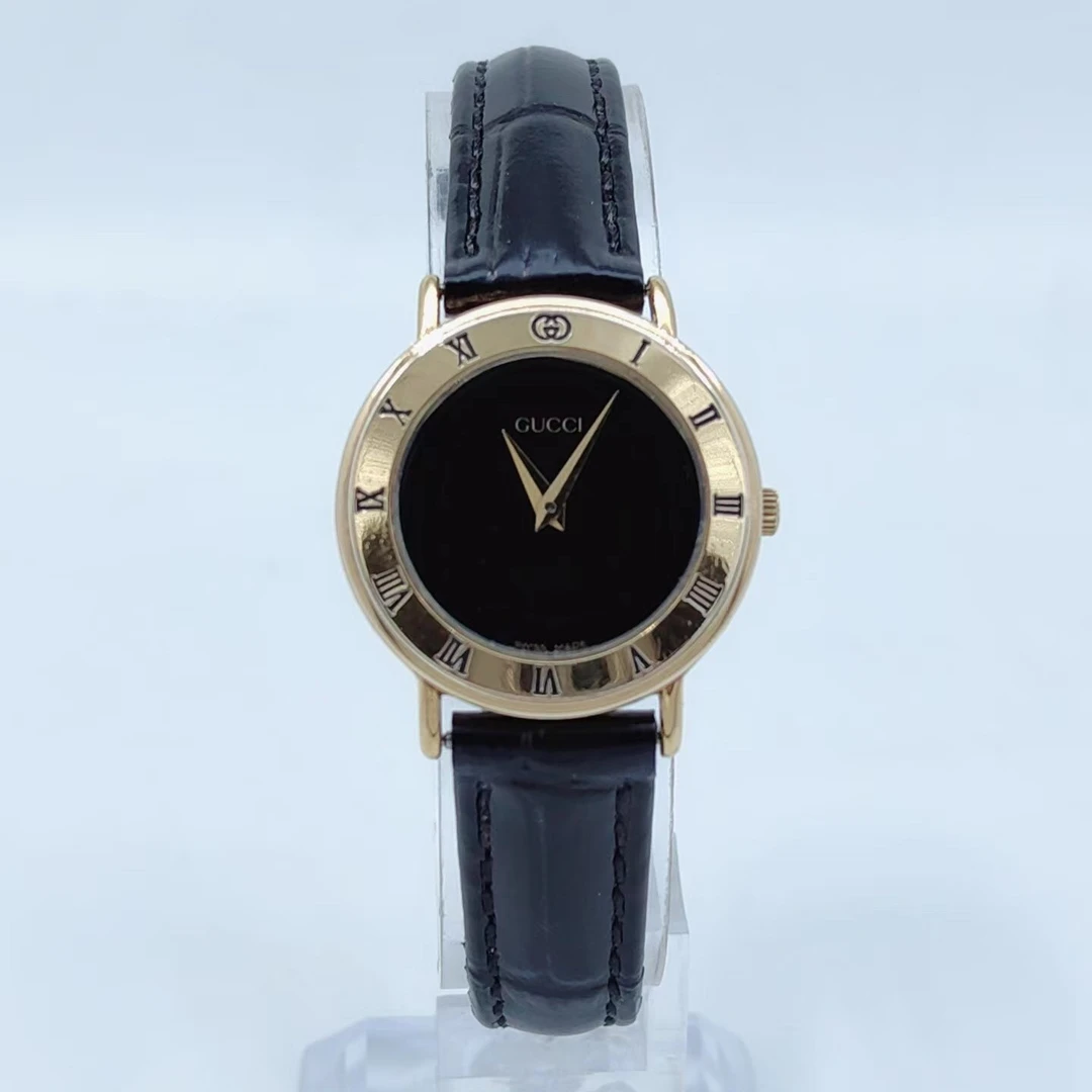 95新 GUCCI/古驰 GUCCI&&石英女士腕表/时尚气质精致优雅表径25.5