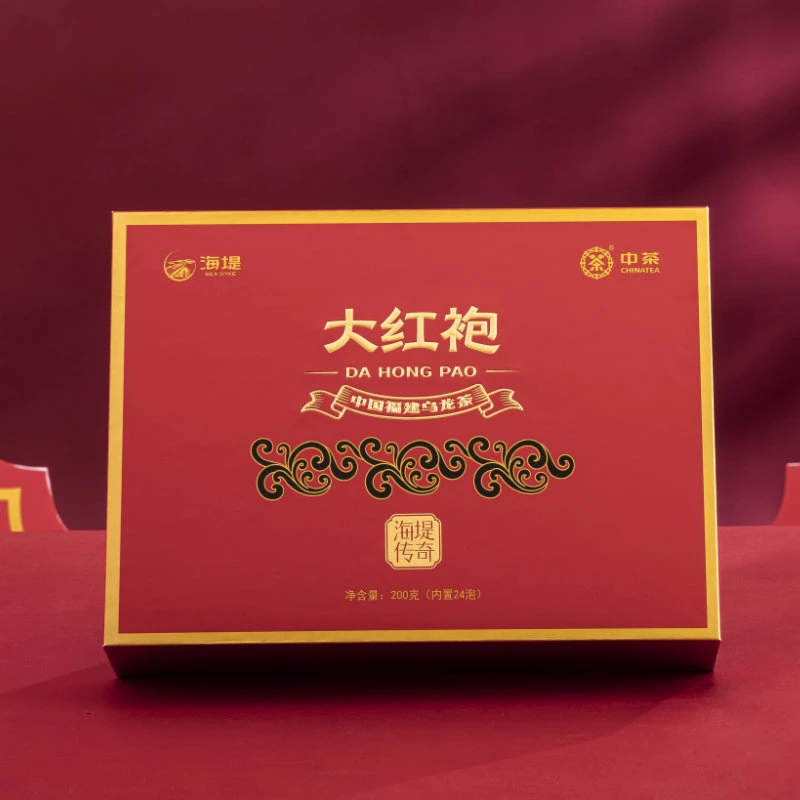 海堤CTA6791新传奇大红袍高档送礼礼盒200g24泡中火福建武夷岩茶