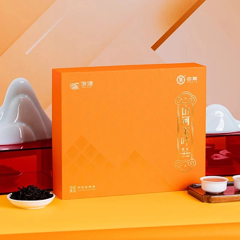 海堤茶叶CTA6621山河玉叶红茶中小叶高香品种240克/48泡口粮岩茶