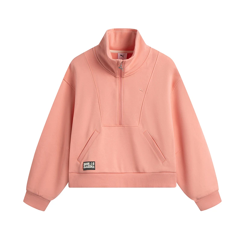 PUMA彪马官方黑标女装运动服休闲针织卫衣631554