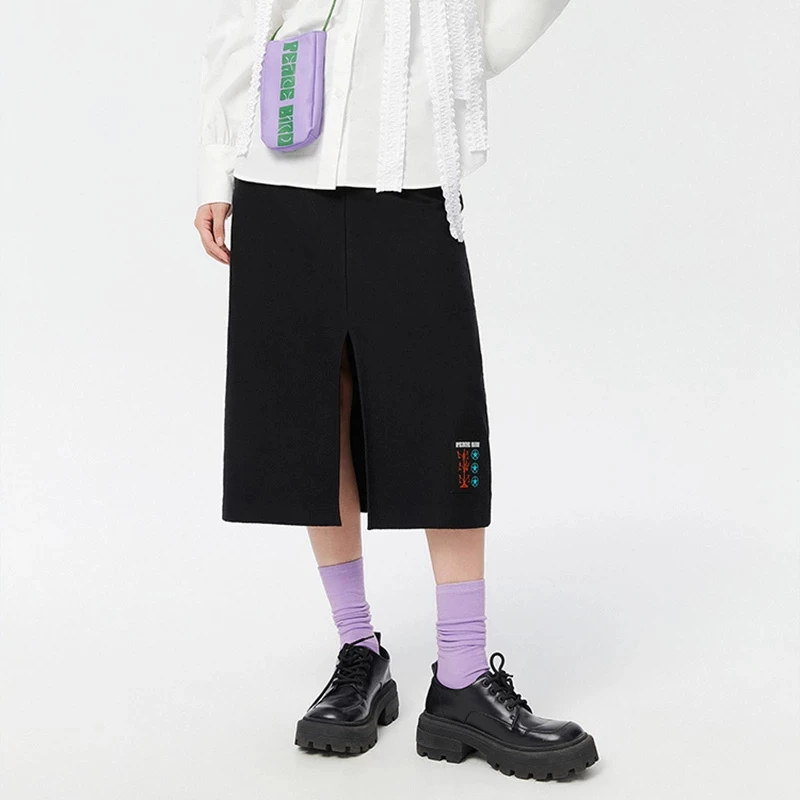 L612联名长半裙鸟撤柜女装 一线品牌 正品剪牌青仓