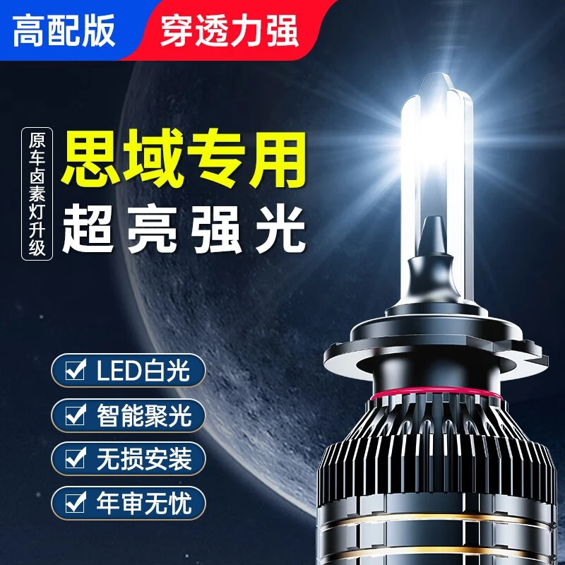 适用本田十代思域LED大灯改装超亮远光灯近光灯新思域专用大灯