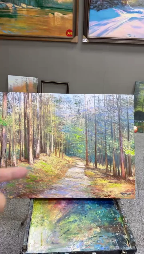 【闪购商品】俄罗斯油画作品《风景》60*80内