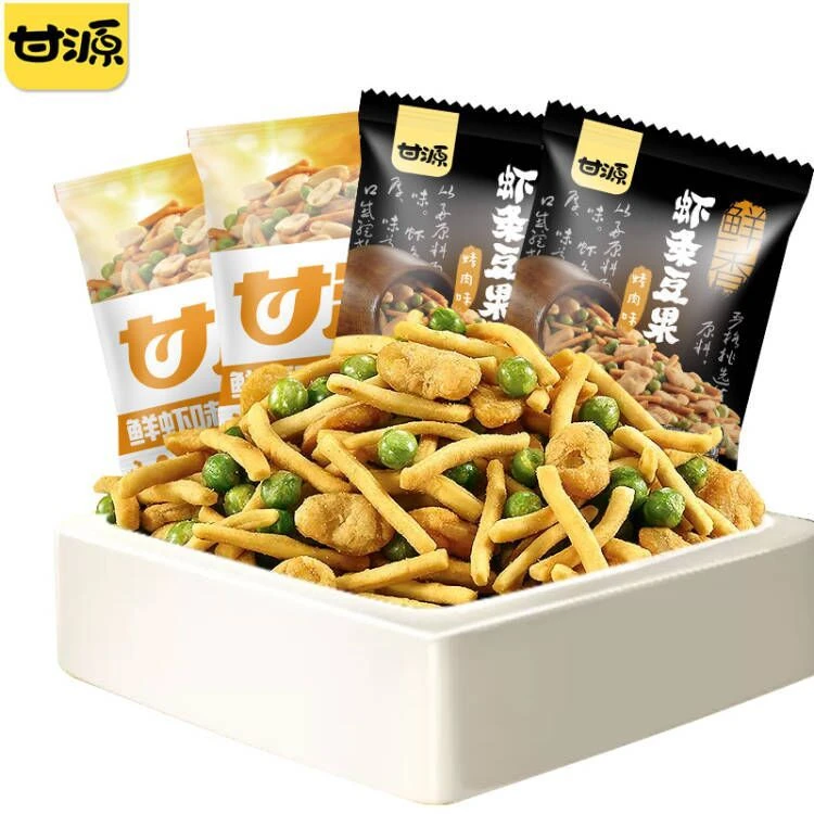 小包豆果青豆蚕豆坚果炒货休闲零食解馋食品豌豆种类组合袋装便携