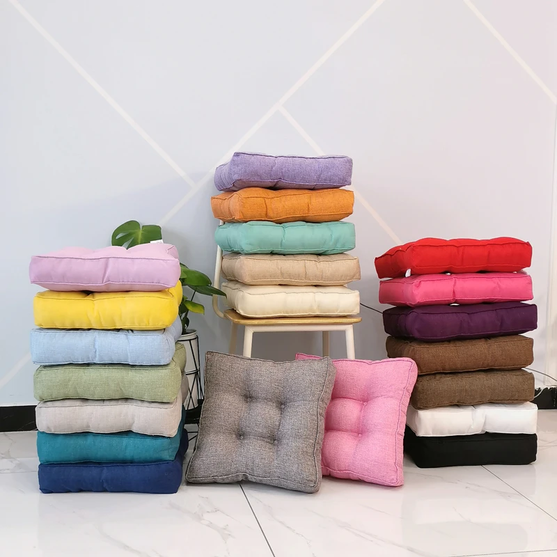 加厚增高久坐立体镶边多彩榻榻米坐垫椅子垫办公室增高垫屁股垫