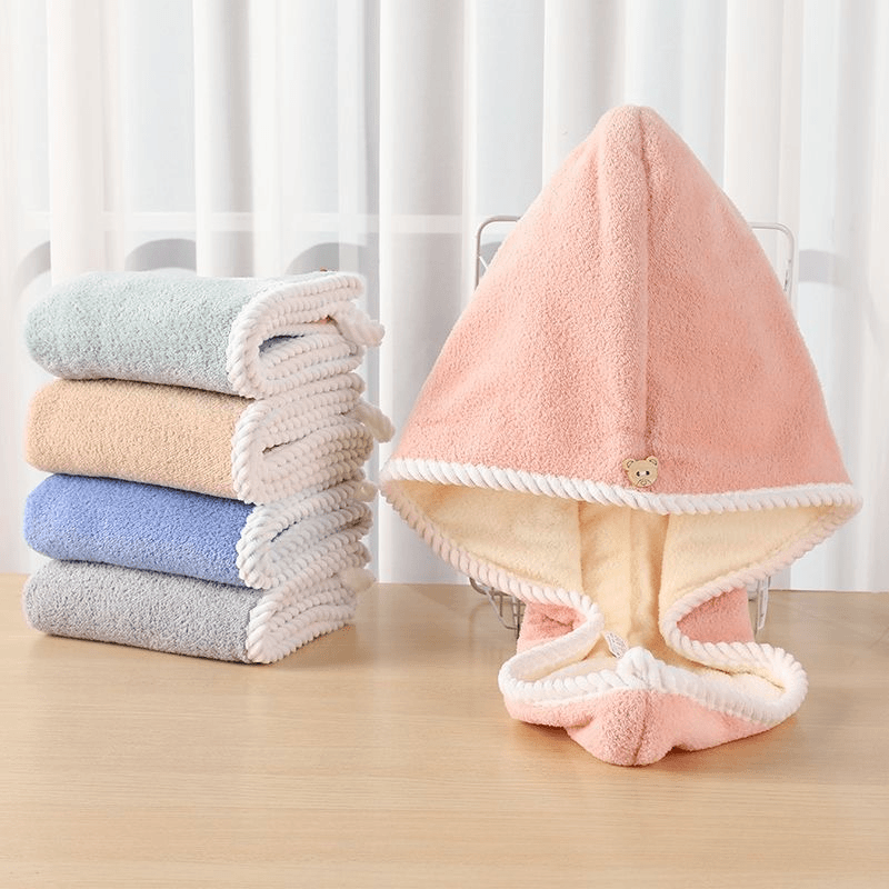 干发帽新款可爱吸水速干擦头发毛巾加厚包头巾女生干头发浴帽