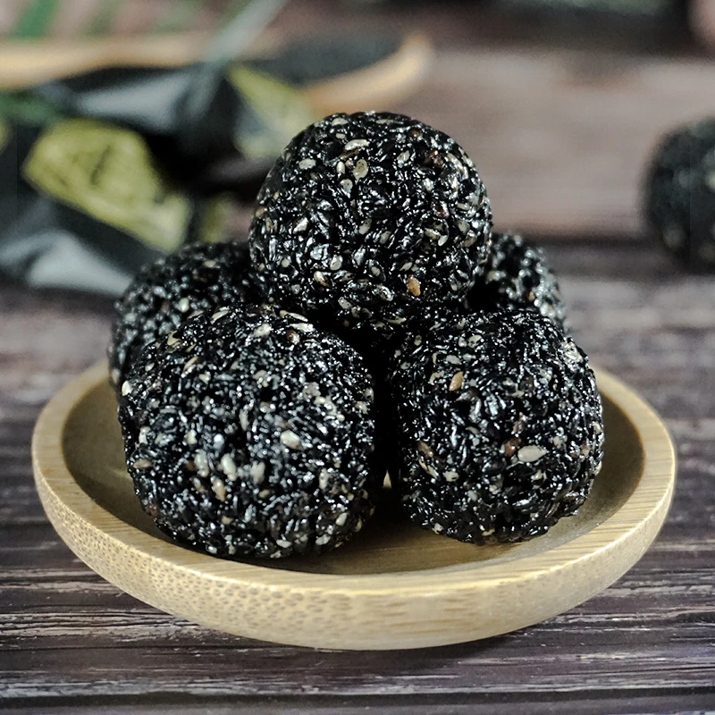 西域呼唤九蒸九晒正宗新疆手工黑芝麻丸营养独立小袋芝麻丸黑芝麻