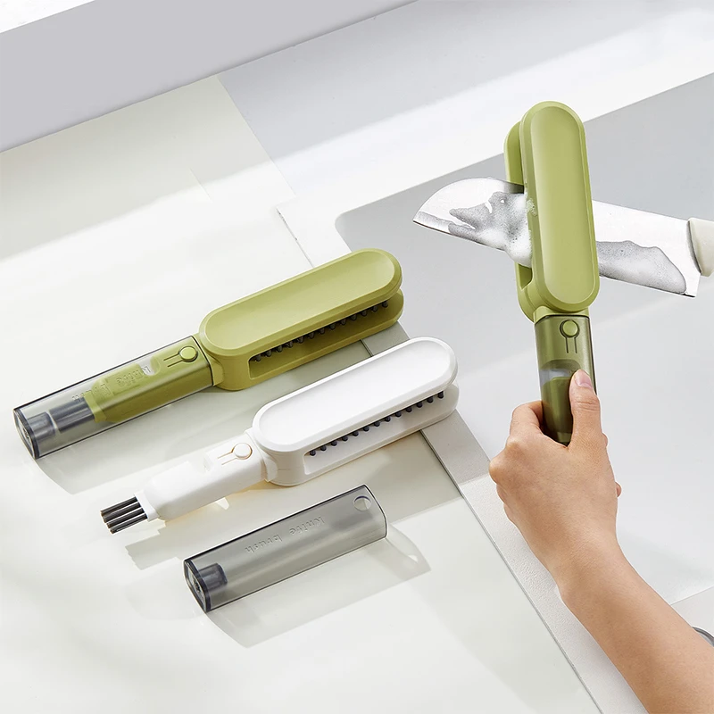 deHub净造刀具清洁刷厨房刀水果刀清洁清洁器缝隙刷磨刀器清洗刷