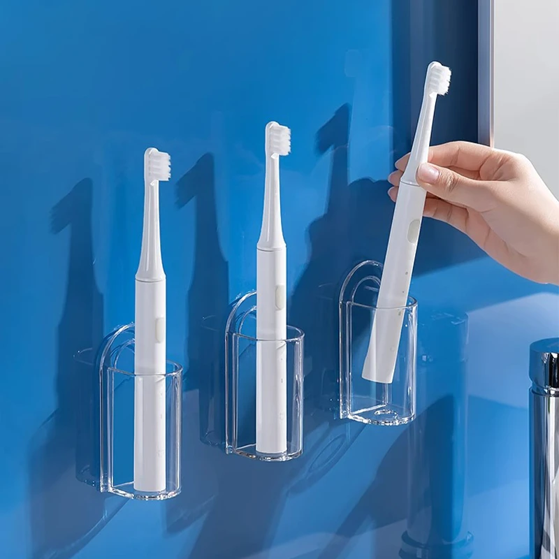 deHub卫生间电动牙刷架子置物架儿童挂墙式一家四口收纳底座支架