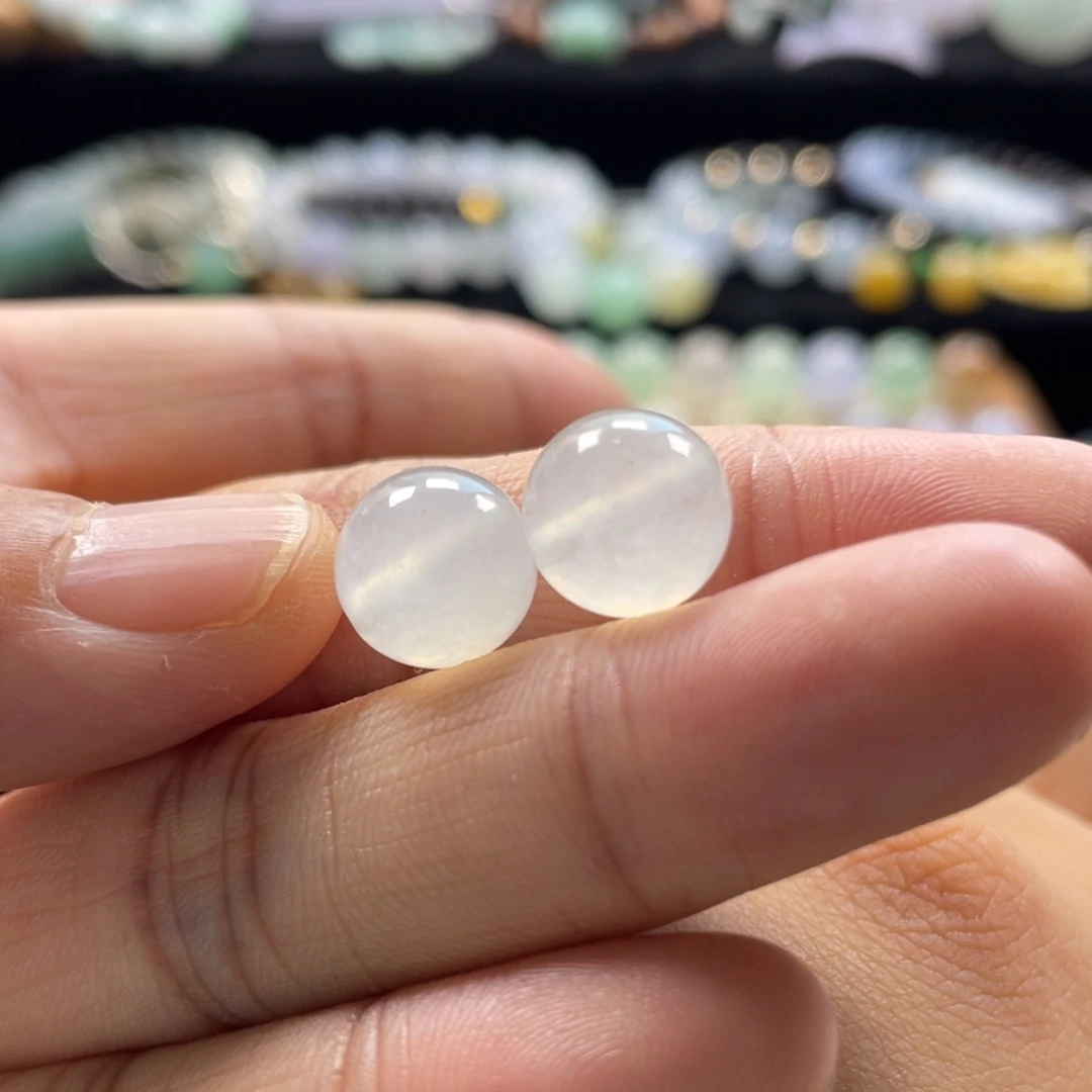 翡翠手串未镶嵌卡10.4一对价