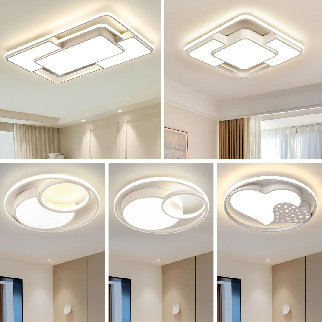 大气客厅主灯 餐厅卧室灯现代简约led北欧吸顶灯全屋套餐灯具组合