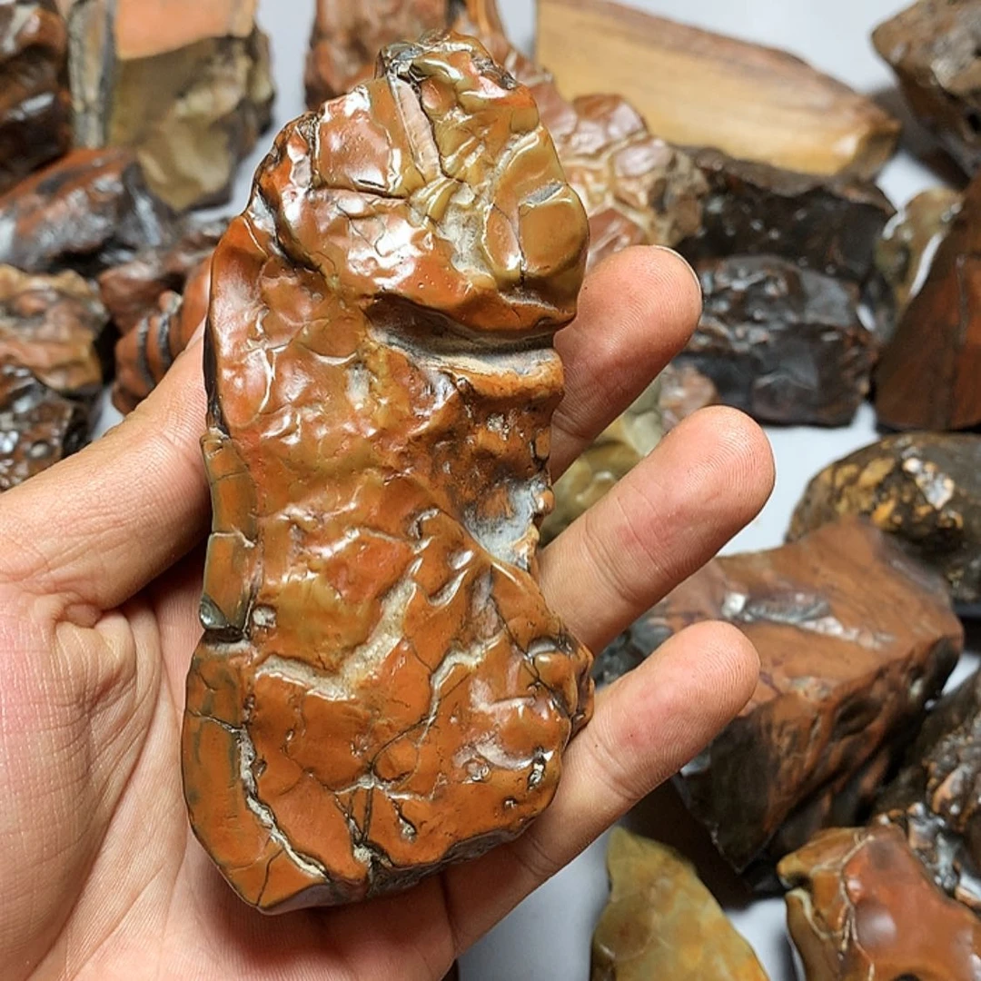 【闪购商品】玛瑙/玉髓珠宝奇石未镶嵌哈*狗58