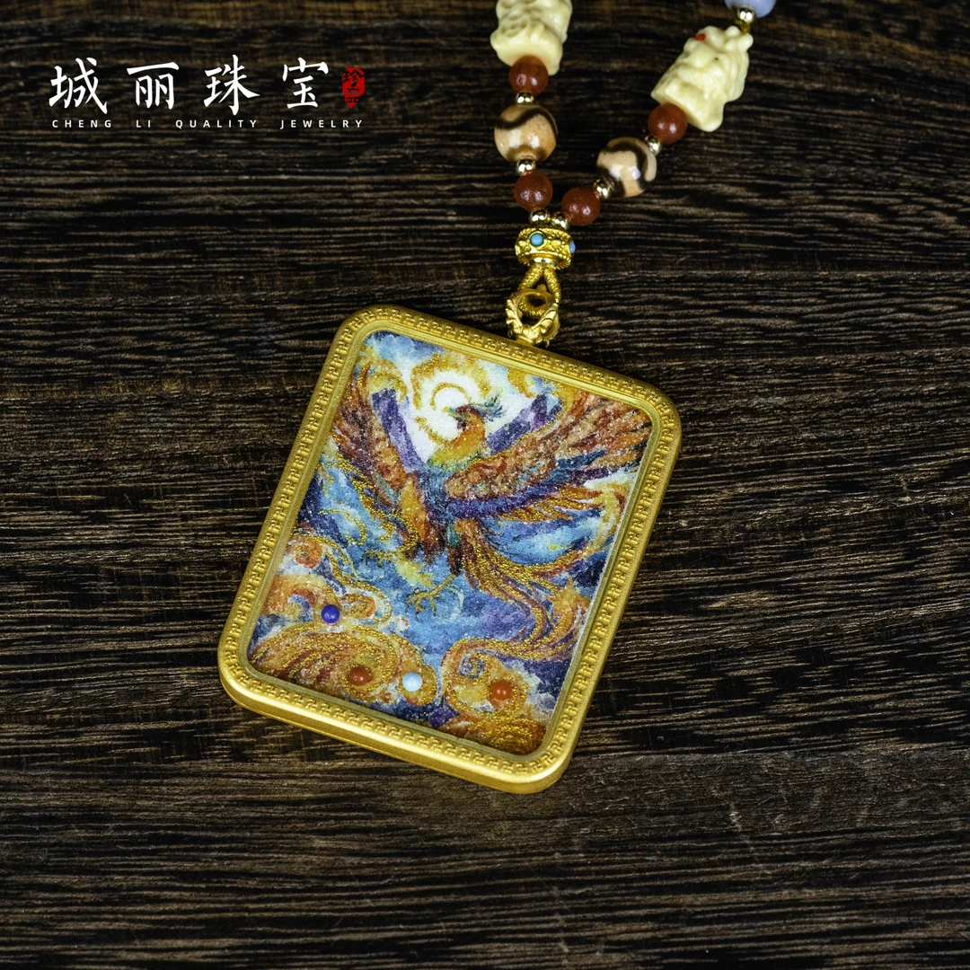 非金属布艺项链 【城丽】九紫朱雀卡卡多宝项链/条STZ-2508