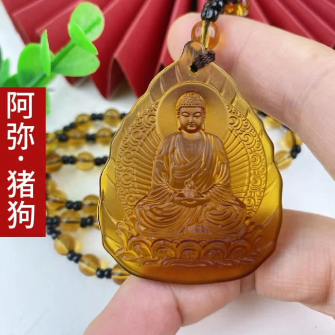【老师推荐】十二生肖八大本命属相金色挂坠复古风