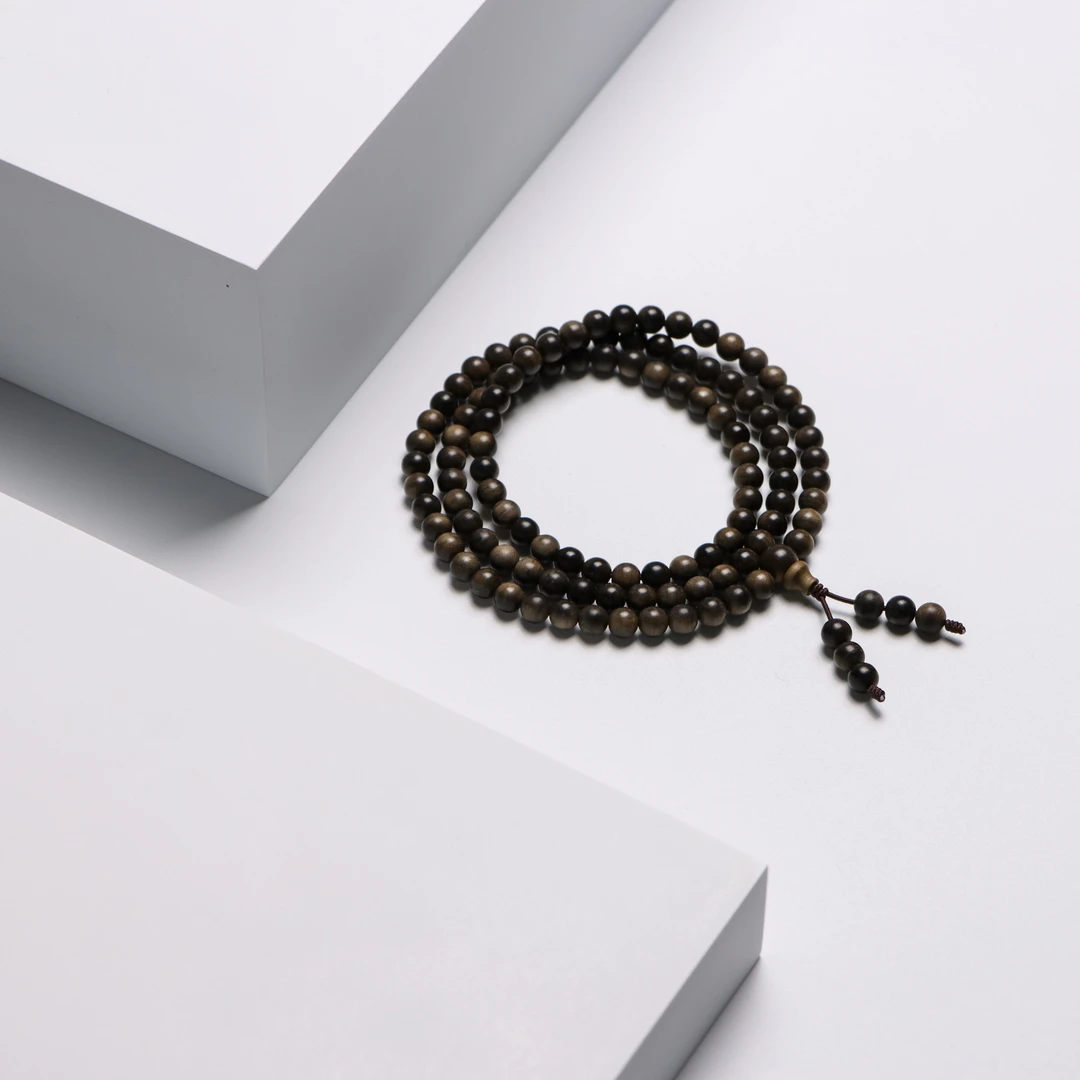 7/108 小云端 阴沉老山檀香手串 毛润出品