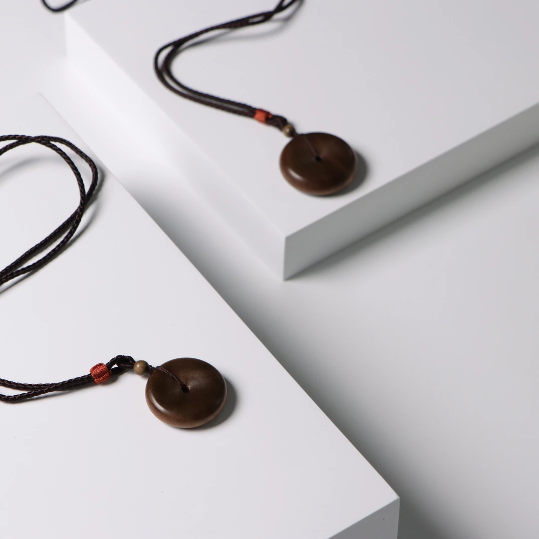 毛润出品 平安扣阴沉老山檀香