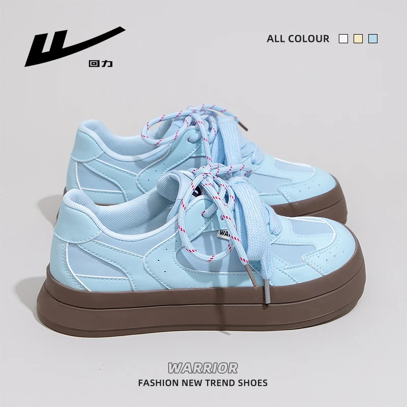 回力德训鞋帆布鞋女鞋2025年春季新款时尚百搭厚底增高休闲板鞋子