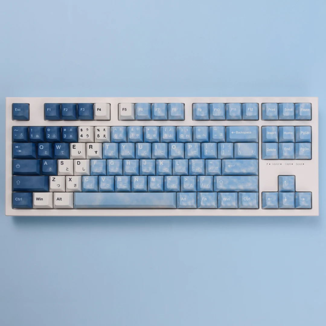 【雪女】键帽原厂高度pbt材质热升华个性创意二次元动漫磁轴键帽