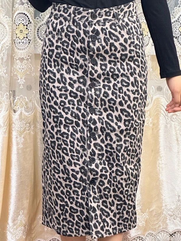 新疆包邮短裙显瘦气网红高腰时尚打底豹纹显瘦