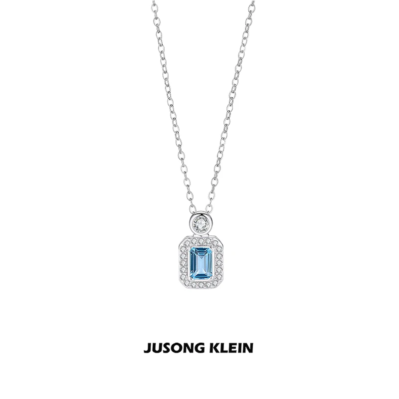 Jusong klein 钛钢项链 香水项链女轻奢感简约精致气质小众锁骨链