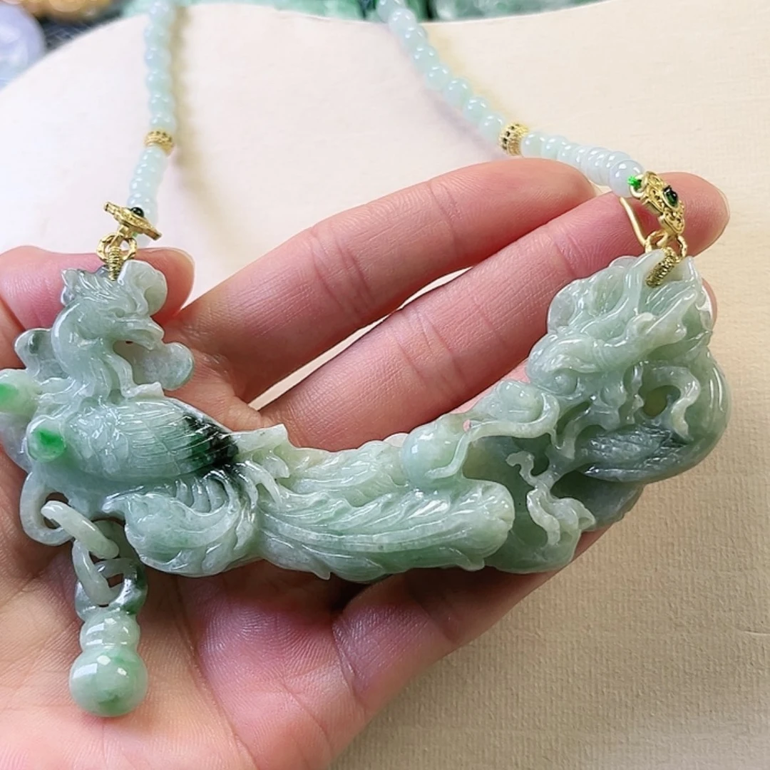 【闪购商品】翡翠颈饰未镶嵌挂件