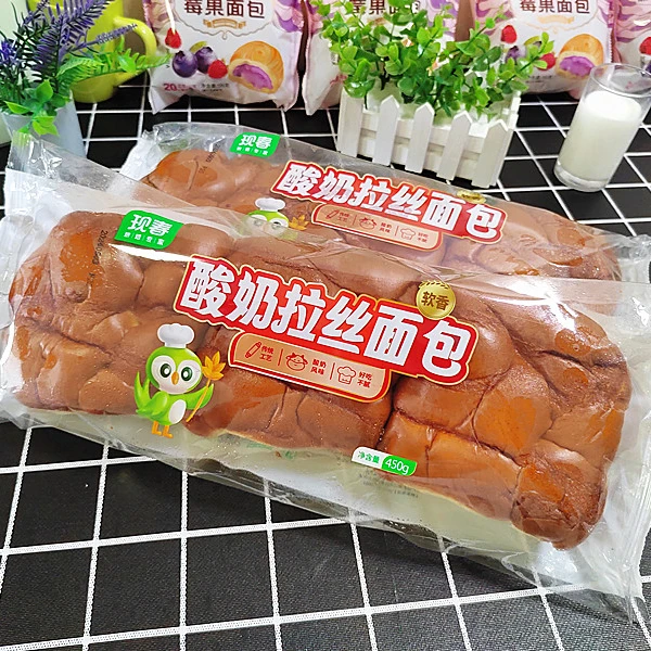 内蒙现春传统酸奶拉丝面包代餐香味早餐零食奶香吐司手撕软面包