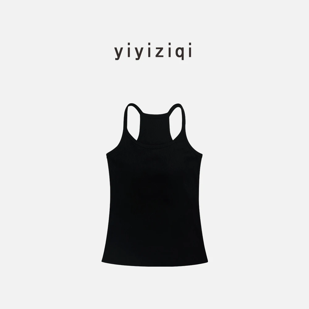 阿洁yiyiziqi【工字背】百搭背心女外穿吊带修身显瘦无袖打底83009
