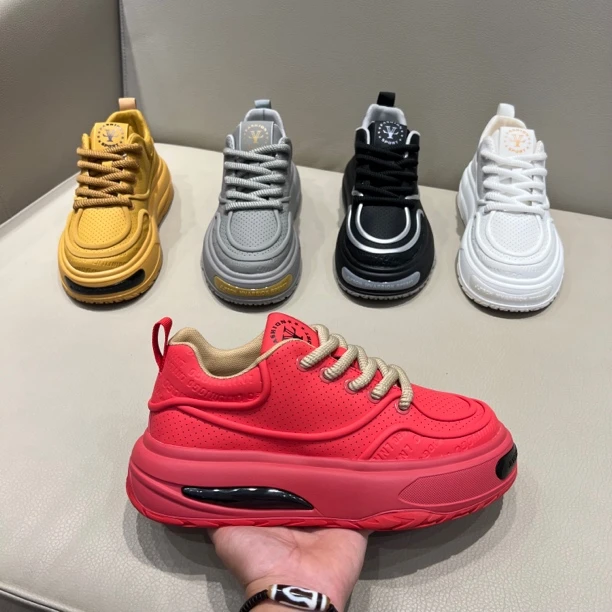 2024早秋新款DL家男士时尚轻奢厚底舒适软底百搭轻奢高定款老爹鞋