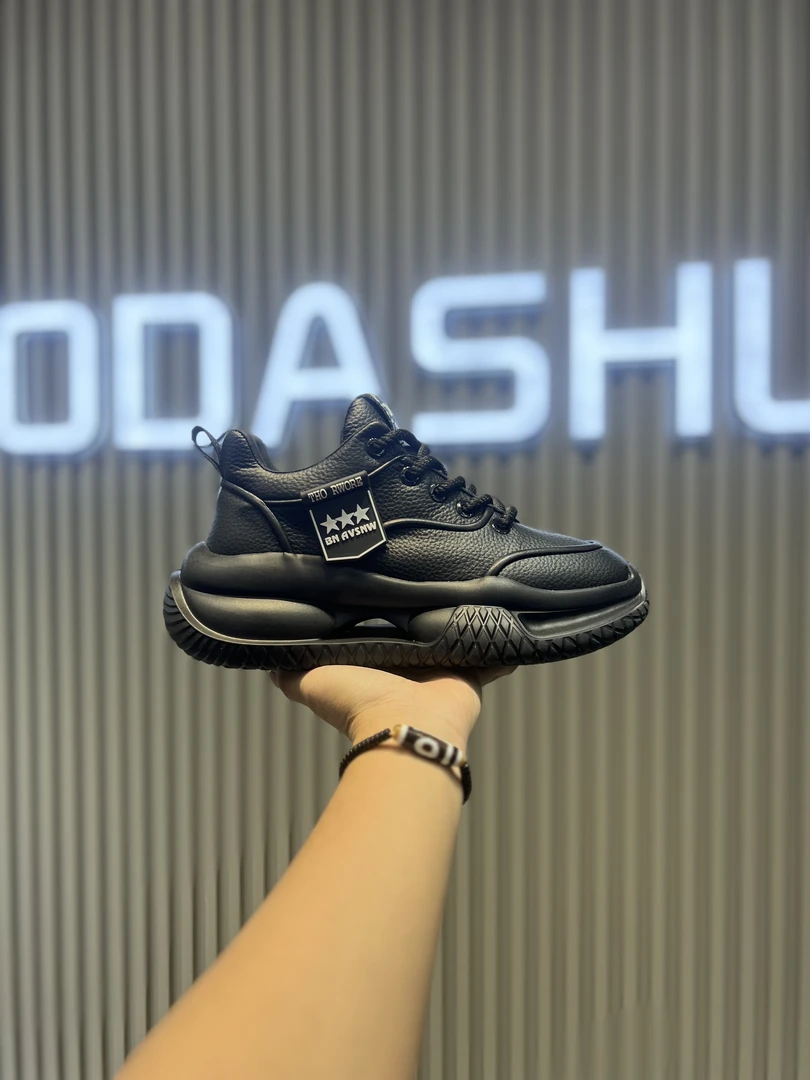 2024CD家新款男士时尚轻奢休闲百搭舒适软底经典全皮面高定老爹鞋