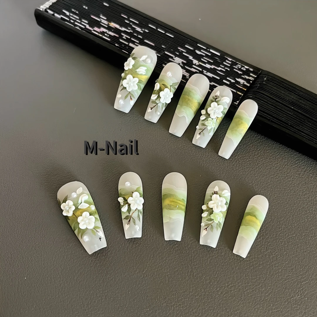 【上新特惠】【神谕圣光】M哥纯手工穿戴甲美甲