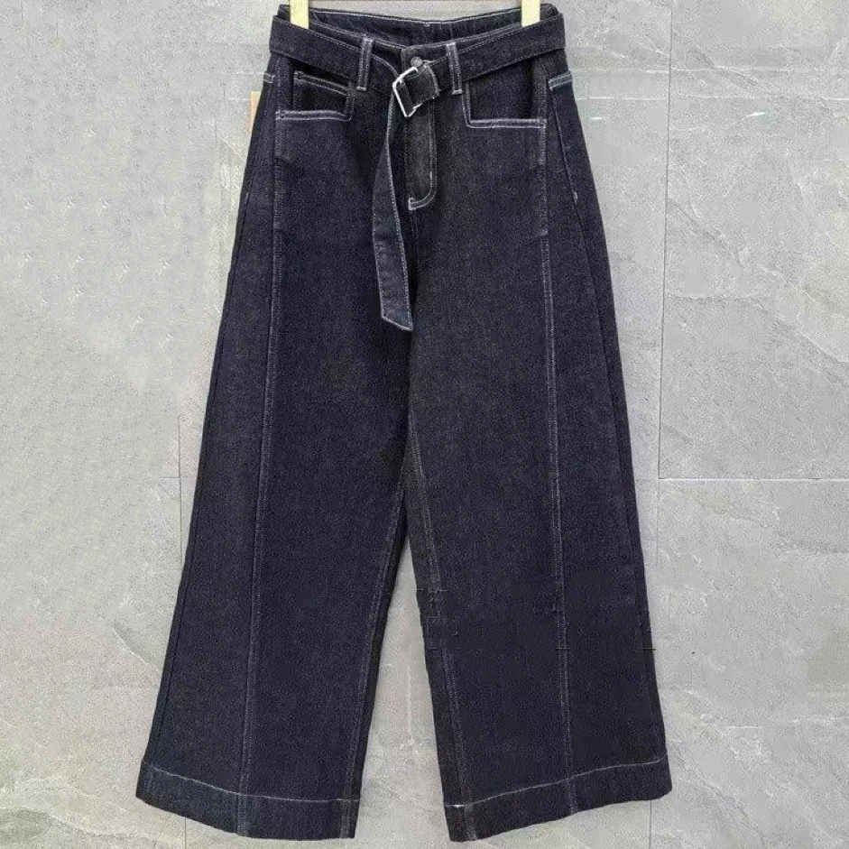 L443505回味依衣时尚加绒加厚阔腿裤2024新款秋冬显瘦直筒裤