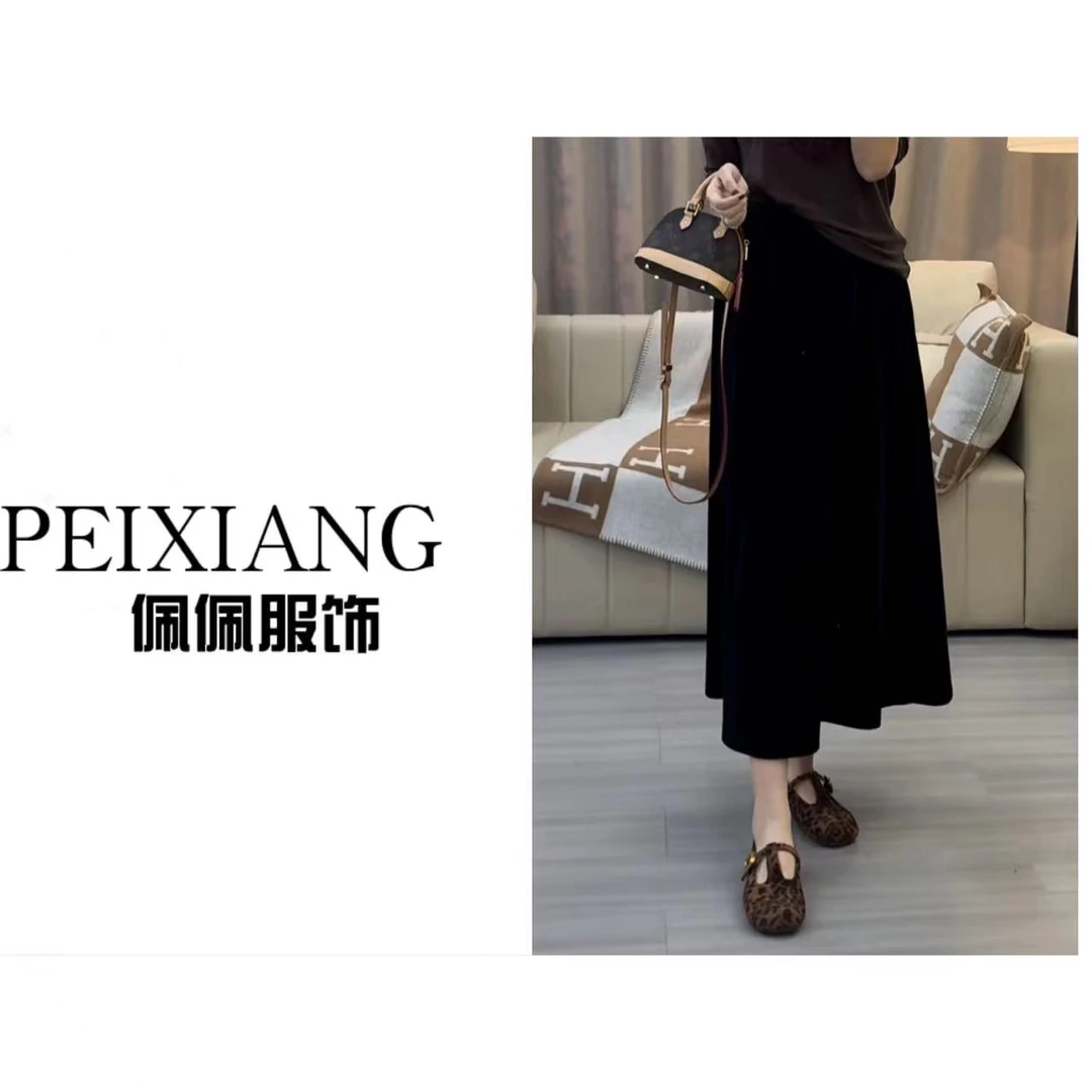 佩佩JA 【丝绒裙】半身裙  A3526  5095117  省心穿搭显瘦气质时尚