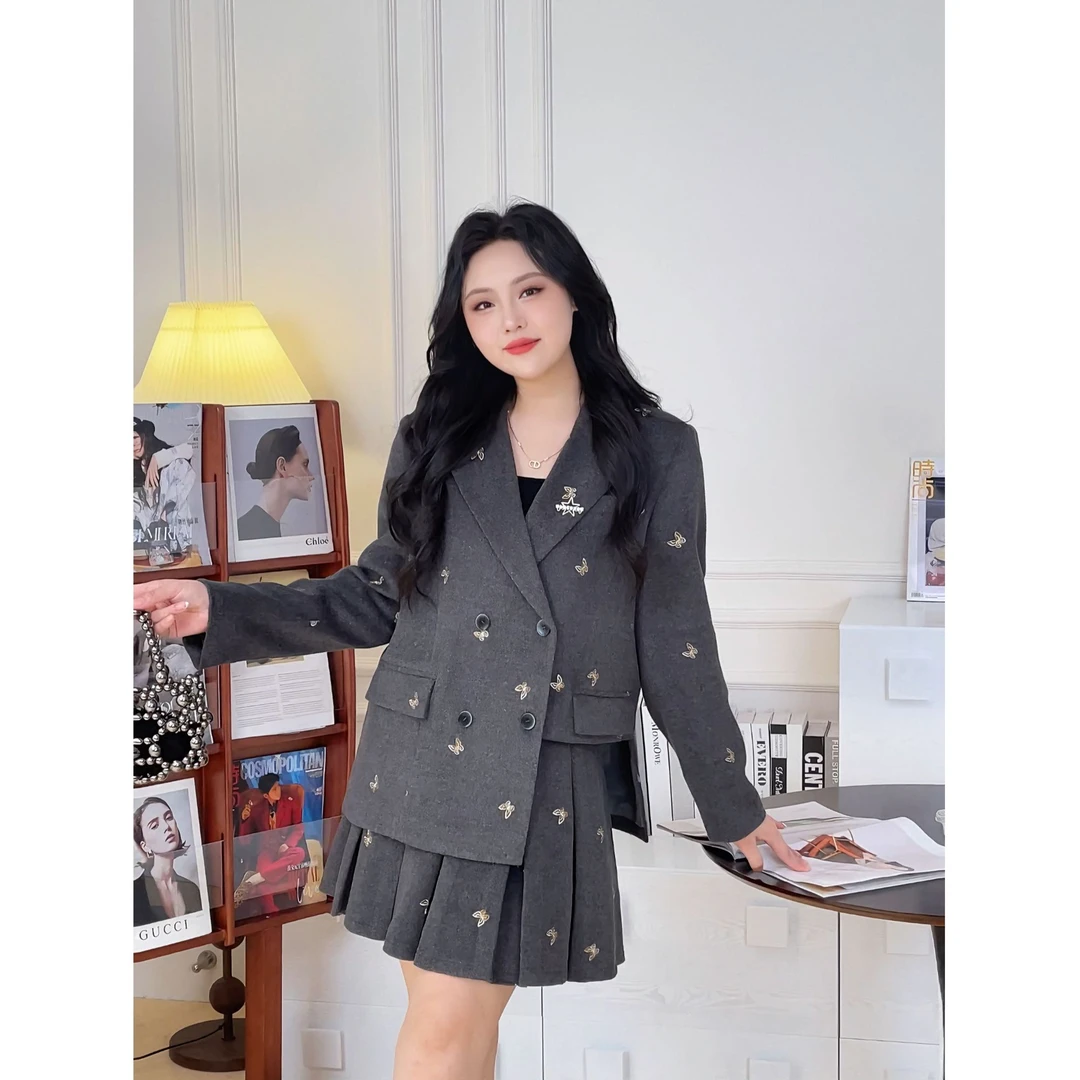 Uni胖mm新款大码西装#U24Q877