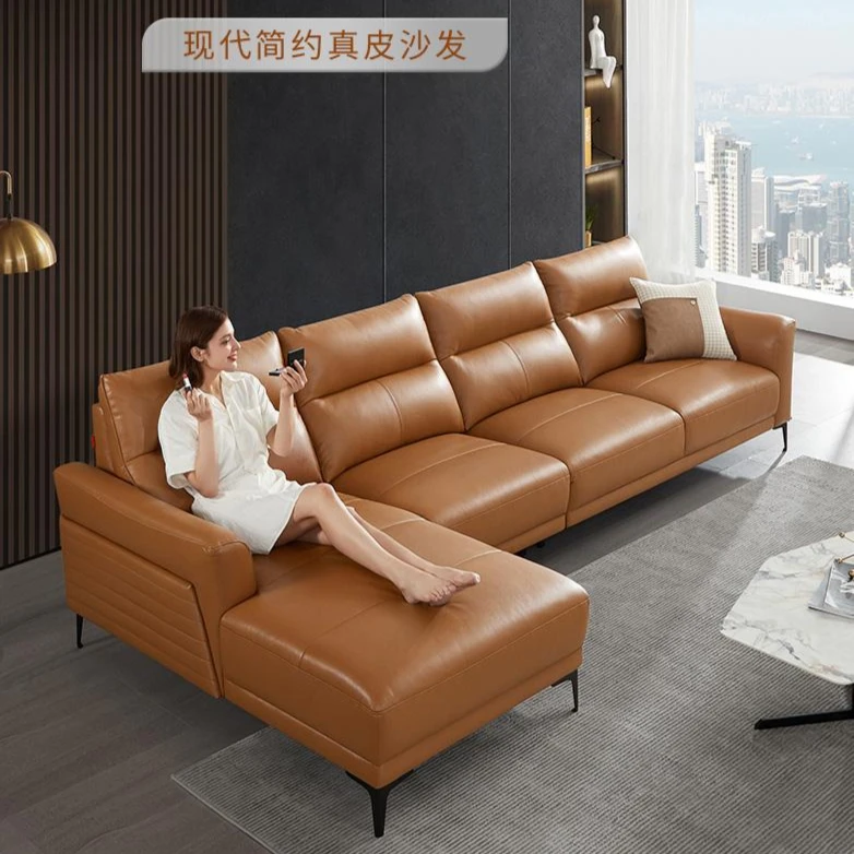 顾家家居KUKAHOME真皮沙发大小户型头层牛皮沙发客厅家具厂家1099