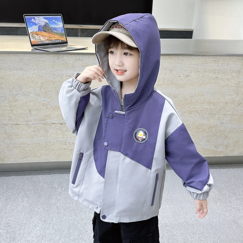 奥特曼衣服男童秋季外套2024新款运动男孩时尚洋气儿童锋衣春秋款