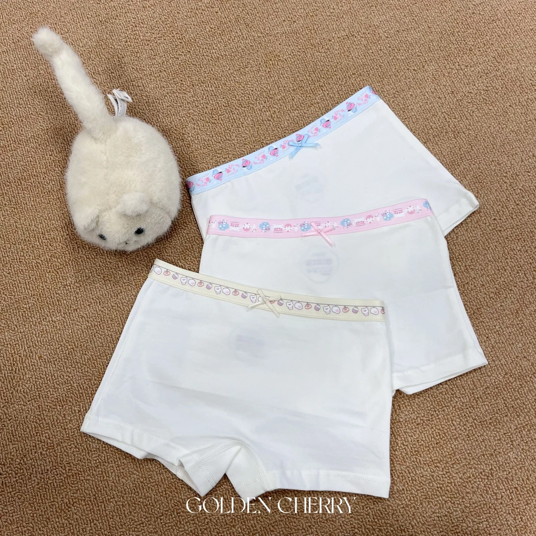 【Golden cherry】小童蝴蝶结洋气百搭安全裤（三条装）