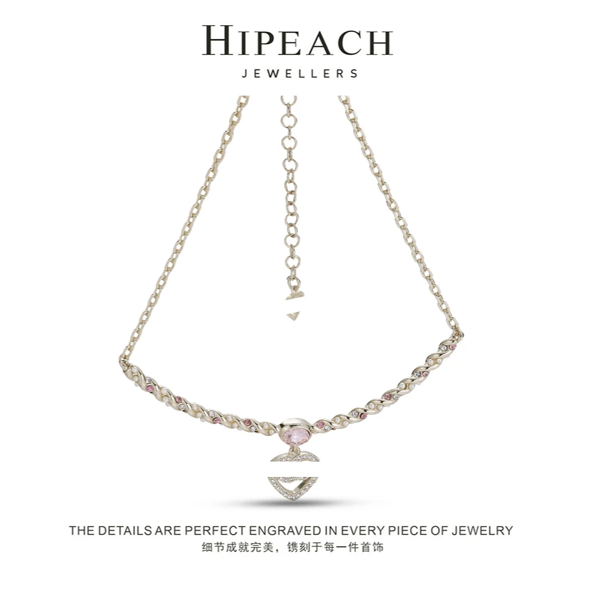 铜合金项链 ♠梦幻芭蕾♠公主爱心项链HTDX006
