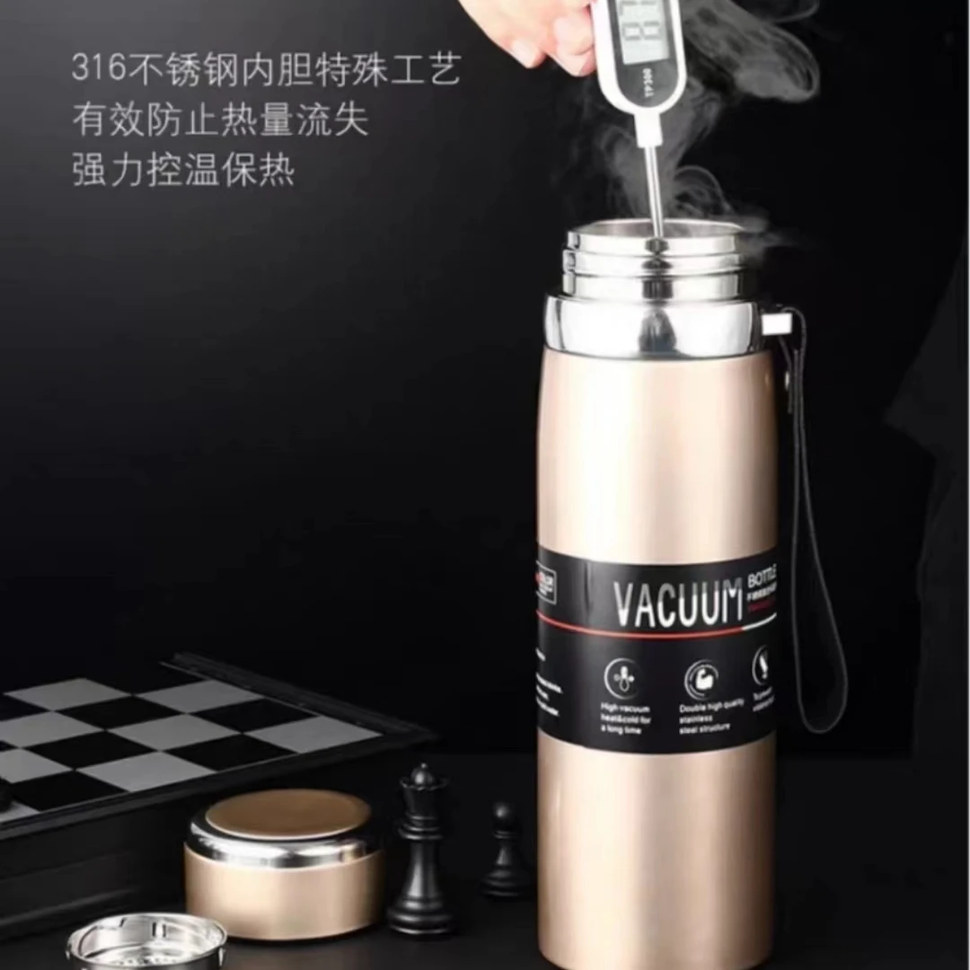 真空保温杯男生女生高颜值商务时尚车截便携高档车载过滤