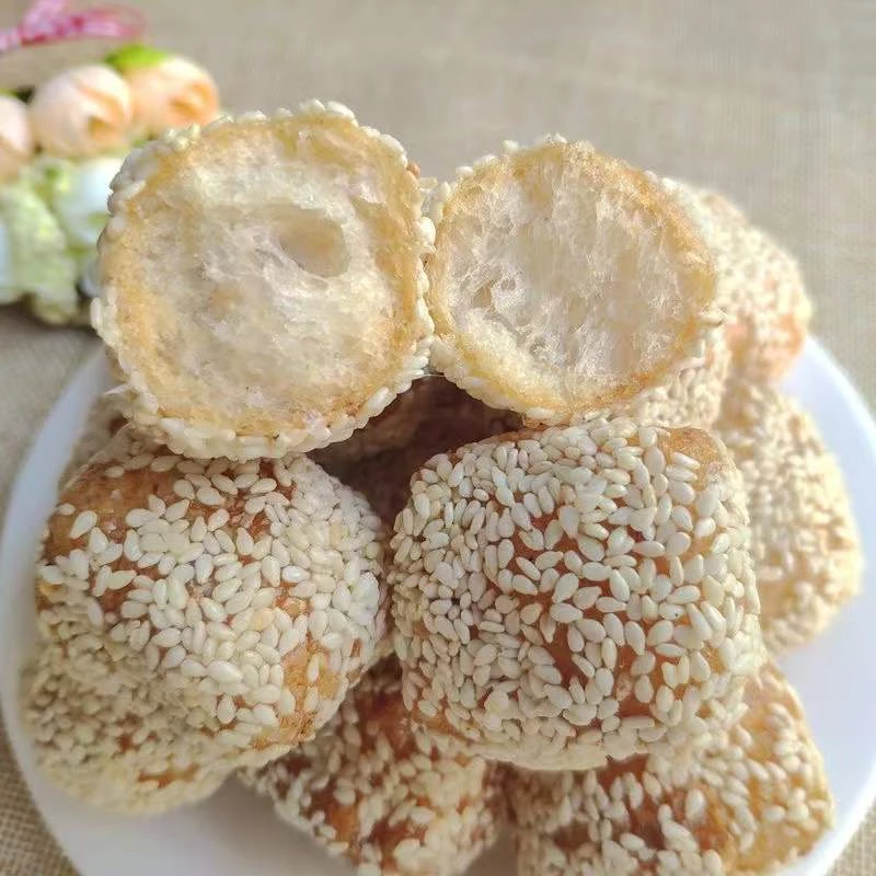 湖北天门特产麻枣麻果麻陀麻圆雪枣京果麻球麻元芝麻球儿时零食